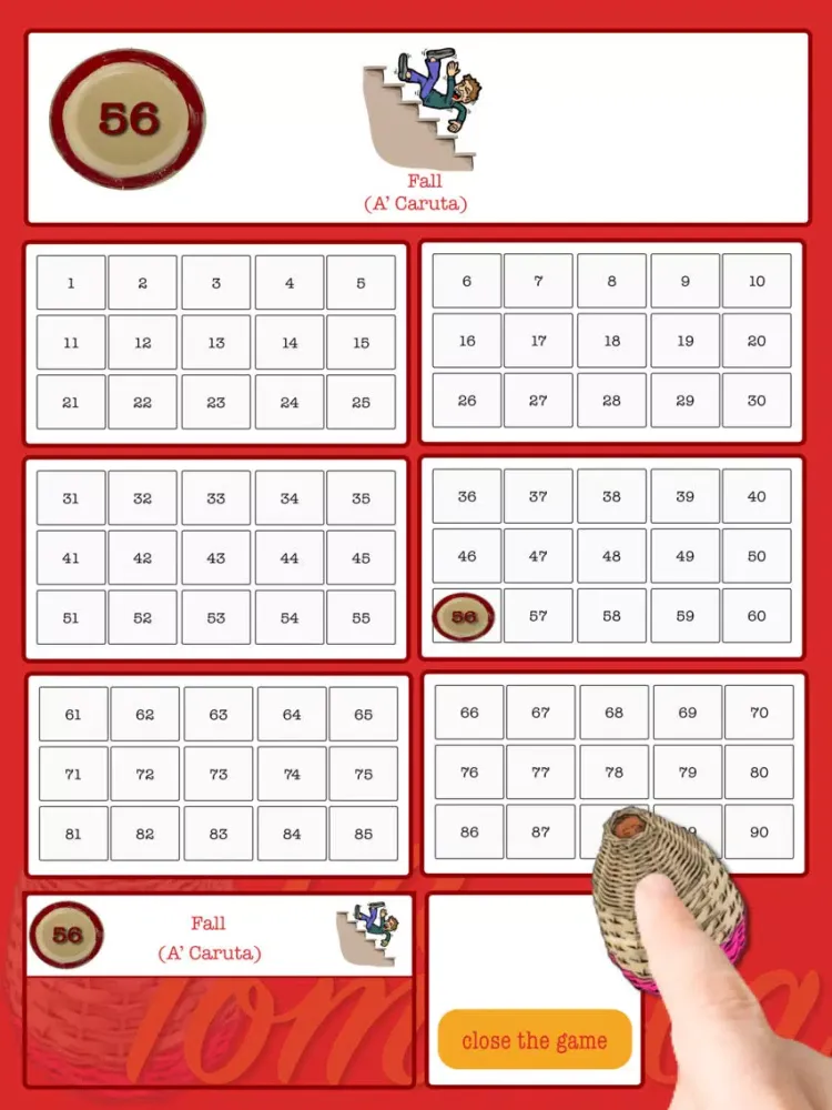 Tombola e Smorfia Napoletana iPad  Screenshots