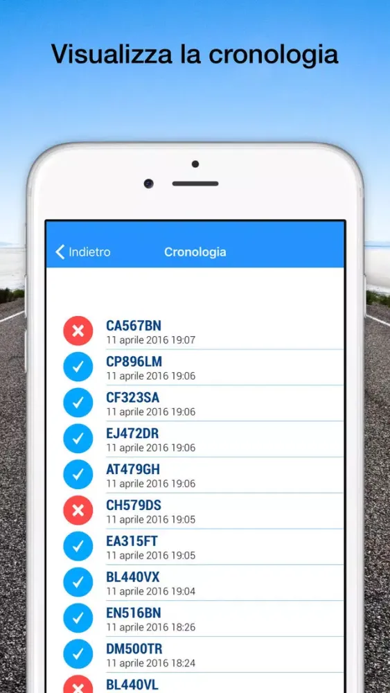 Tangkapan layar Controllo Assicurazione
