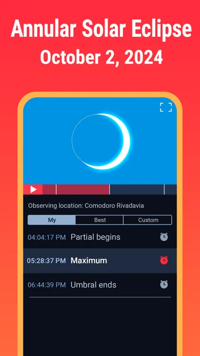 Tangkapan skrin Eclipse Guide：Solar Eclipse'24