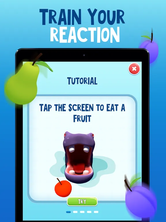 Ảnh chụp màn hình của Hippo Math - AR Brain Trainer iPad 