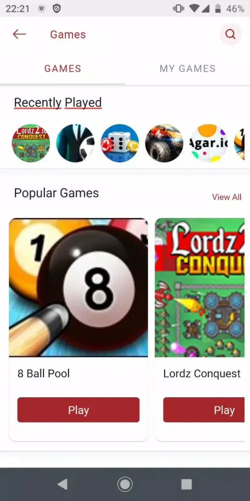 Capturas de pantalla de Vitrine Timeline