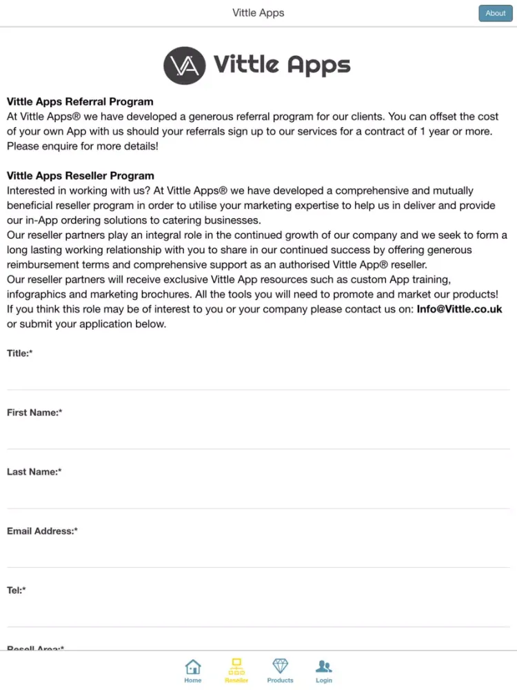 Vittle Apps CRM iPad 應用截圖