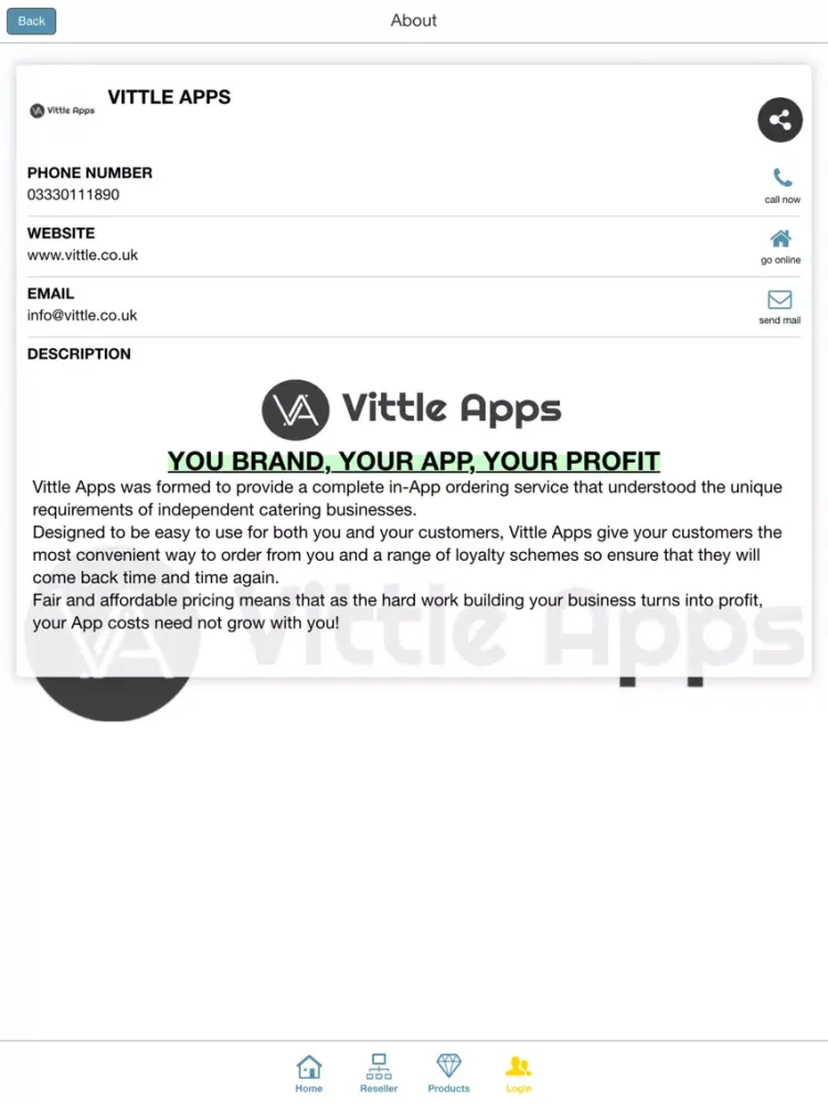 Vittle Apps CRM iPad 應用截圖