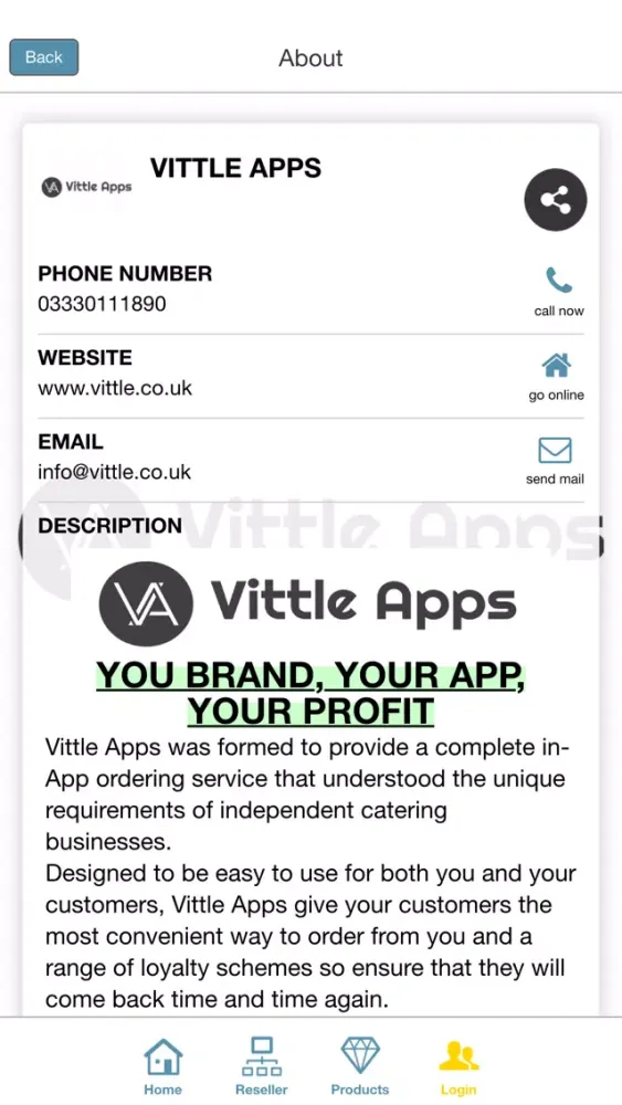 Vittle Apps CRM應用截圖