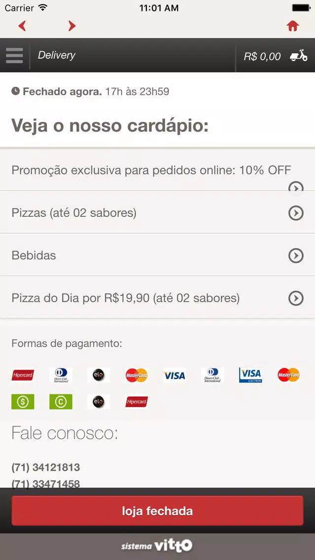 La Bella Pizza Screenshots