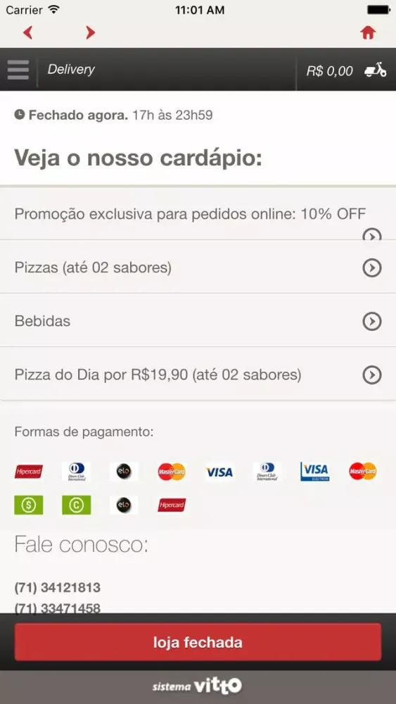 La Bella Pizza Screenshots
