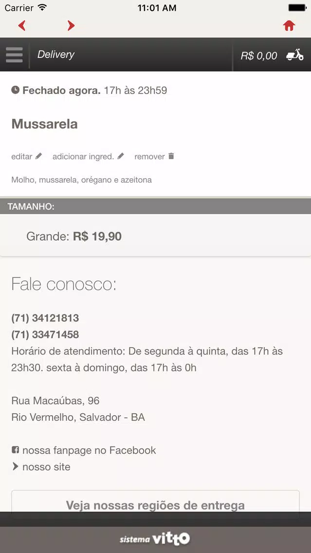 La Bella Pizza Screenshots
