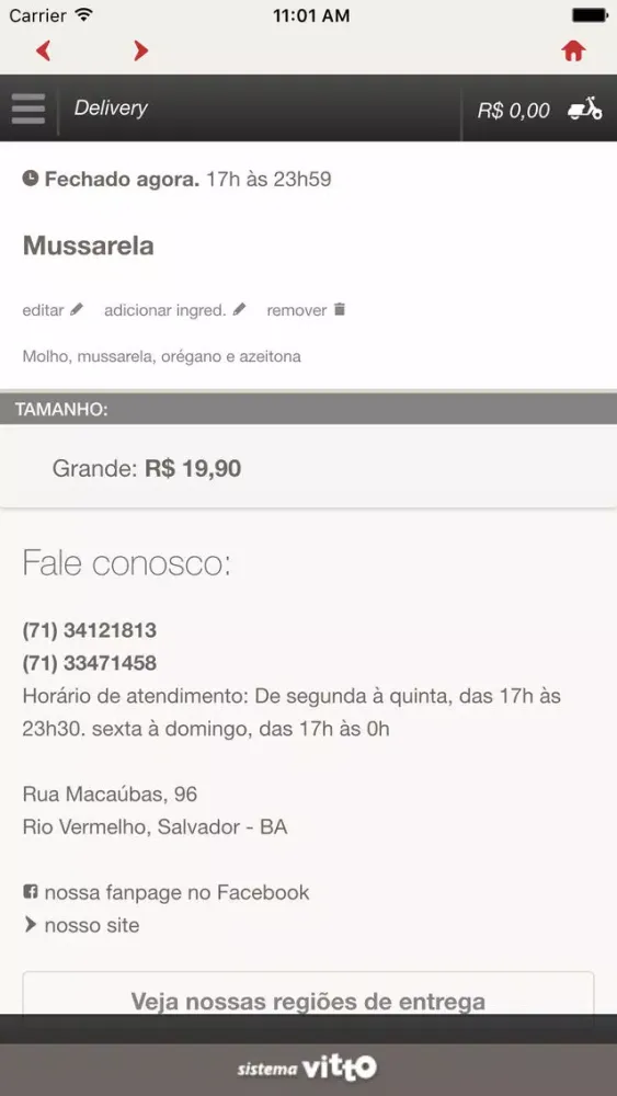 La Bella Pizza Screenshots