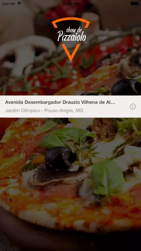 Capturas de tela do Show de Pizzaiolo