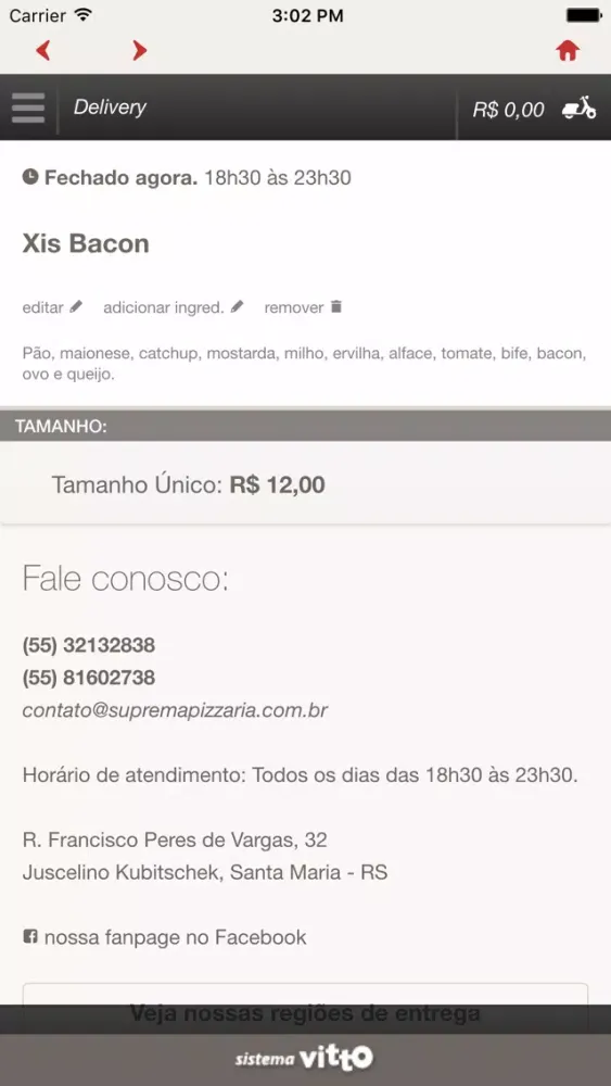 Capturas de pantalla de Suprema Pizzaria