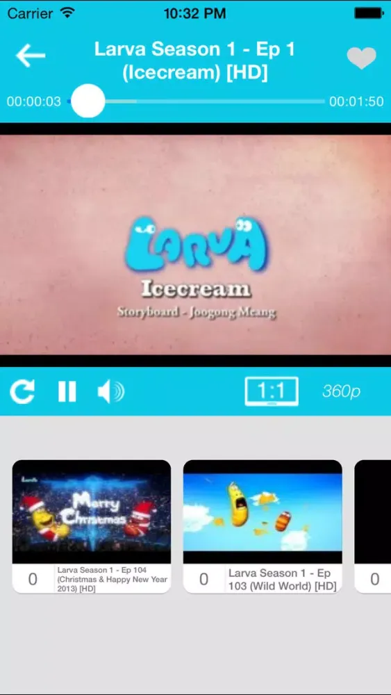 Larva Cartoon HD Screenshots