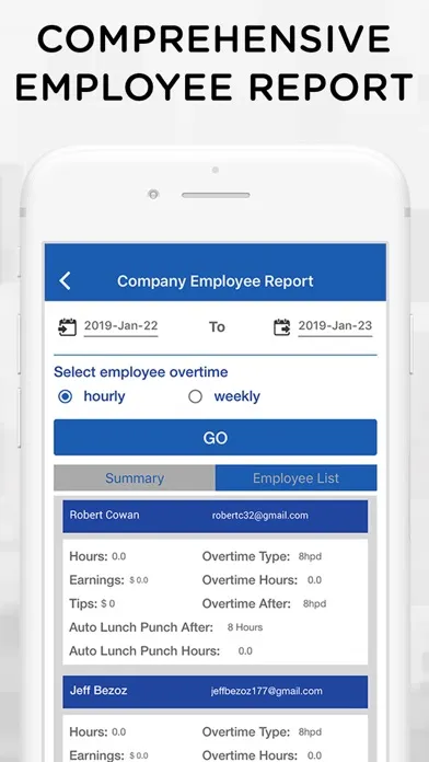 iTimePunch Plus Time Sheet App স্ক্রিনশট