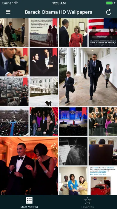 Capturas de tela do Barack Obama Wallpapers HD