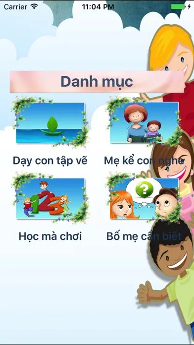 Mẹ và Bé yêu-Ứng dụng nuôi dạy bé từ 0 đến 5 tuổi Screenshots
