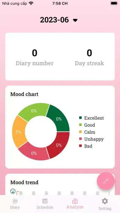 Ảnh chụp màn hình của Daily Diary: Journal with Lock