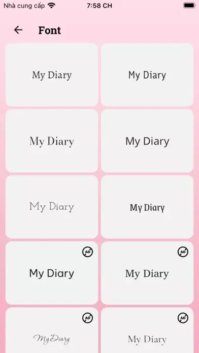 Ảnh chụp màn hình của Daily Diary: Journal with Lock