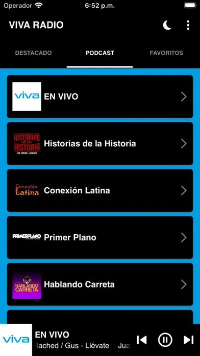 Capturas de pantalla de VIVA RADIO