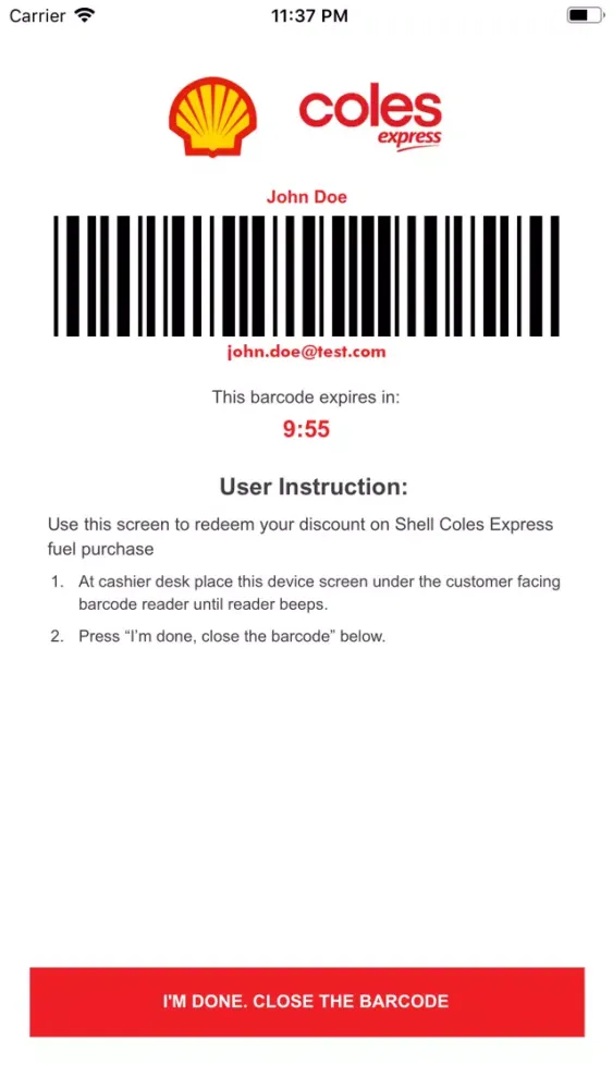Screenshot di Shell Secret Saver