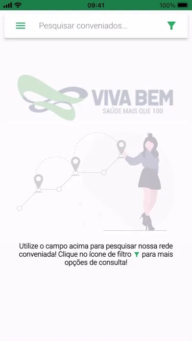 Ảnh chụp màn hình của VivaBem Saúde Mais que 100