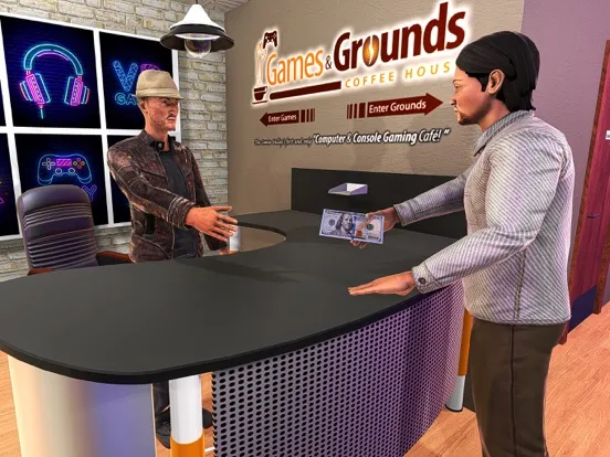 Capturas de tela do PC Gaming Cafe Games Tycoon 3D iPad 