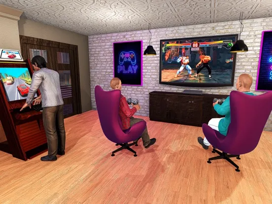 Capturas de tela do PC Gaming Cafe Games Tycoon 3D iPad 