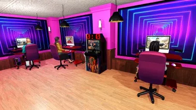 Capturas de tela do PC Gaming Cafe Games Tycoon 3D