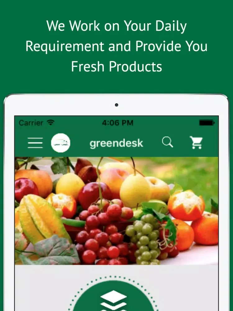 Capturas de tela do Greendesk Business iPad 