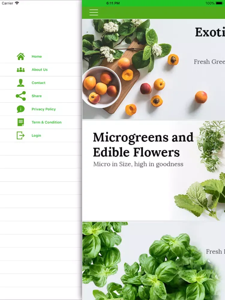 Greendesk iPad  Ekran Görüntüleri