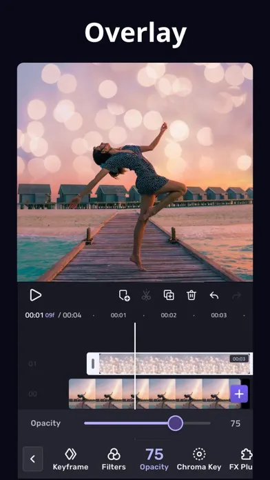 Tangkapan skrin VivaCut - Effect Video Editor