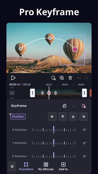 Tangkapan skrin VivaCut - Effect Video Editor
