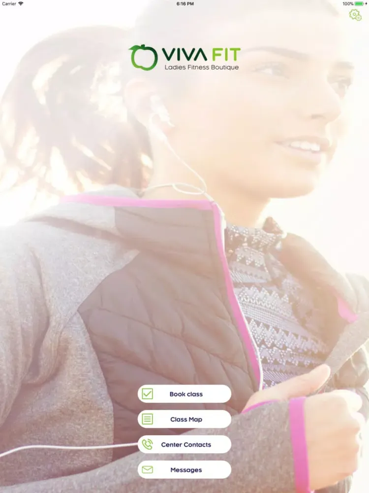ภาพหน้าจอของ Vivafit iPad 