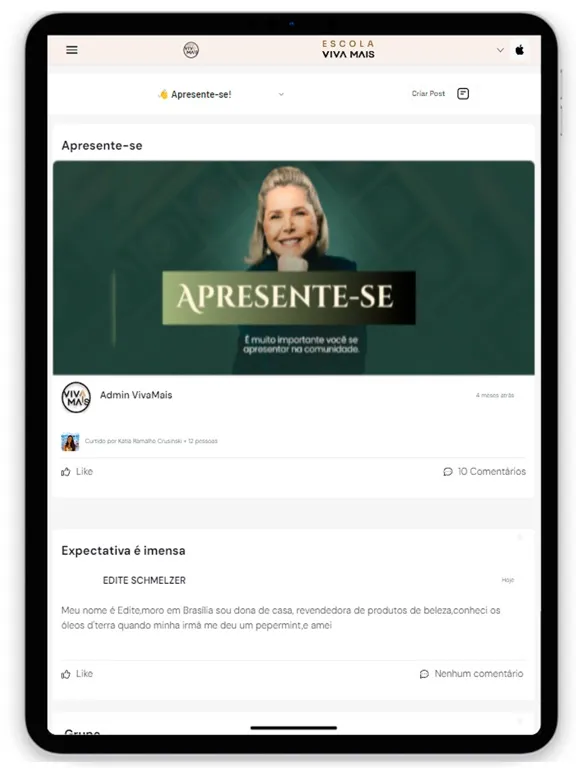 Comunidade Viva Mais iPad 应用截图