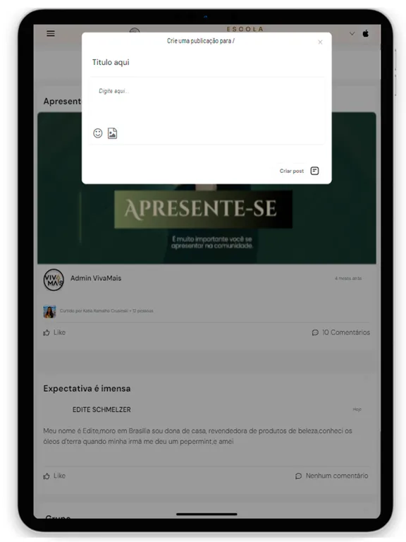 Comunidade Viva Mais iPad 应用截图