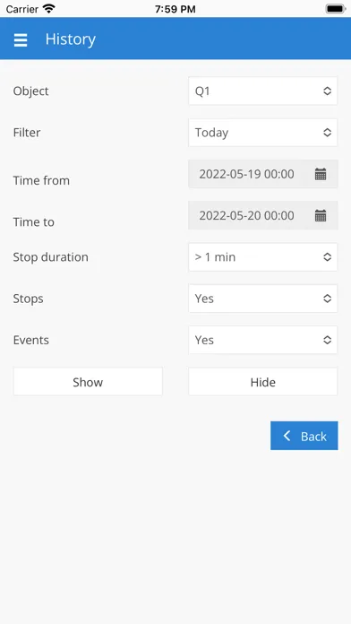 Qtrack Mobile স্ক্রিনশট