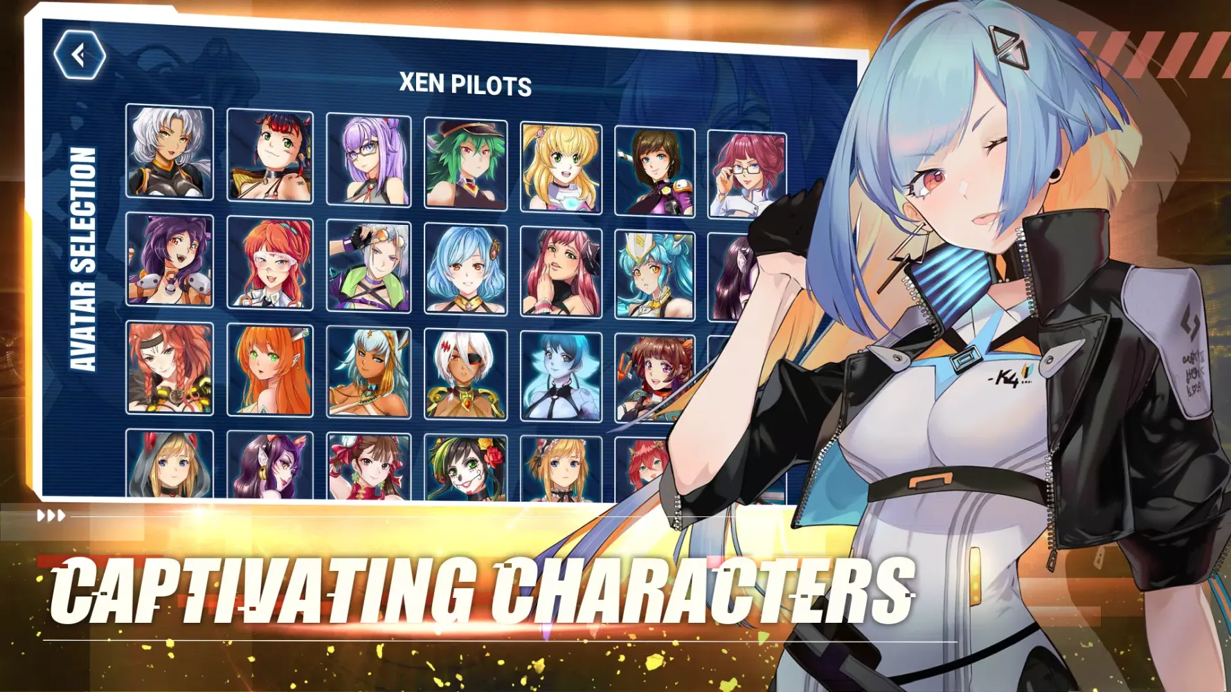 Tangkapan skrin Epic Mecha Girls