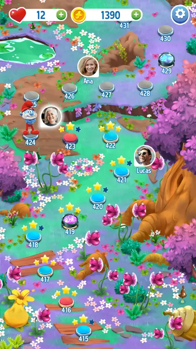 Captures d'écran de The Smurfs - Bubble Pop