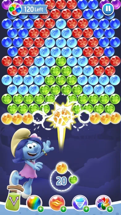 Captures d'écran de The Smurfs - Bubble Pop