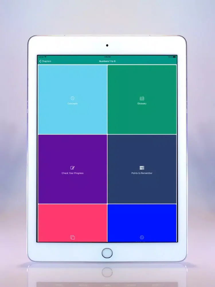 Capturas de tela do Volt Mathematics iPad 