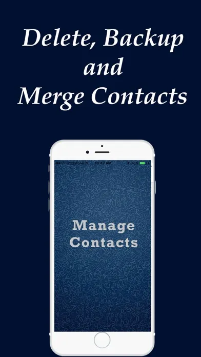 Zrzuty ekranu Erase/Merge Contact Remover