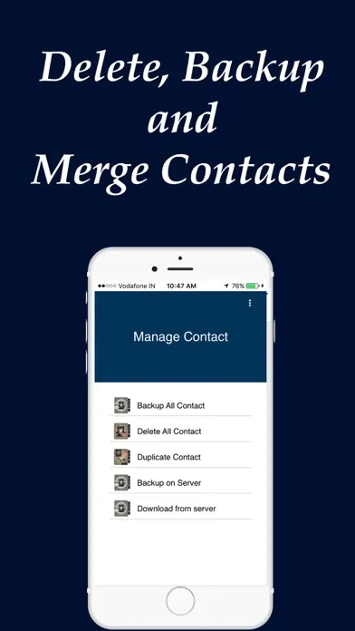 Zrzuty ekranu Erase/Merge Contact Remover