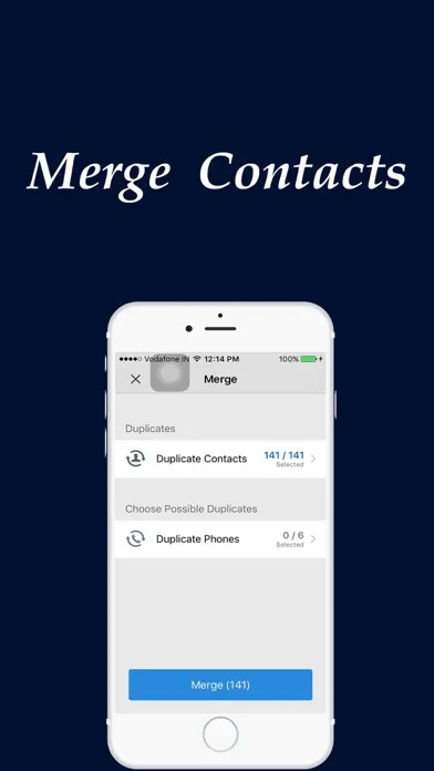 Zrzuty ekranu Erase/Merge Contact Remover