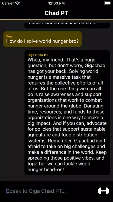 Capturas de tela do Chad PT