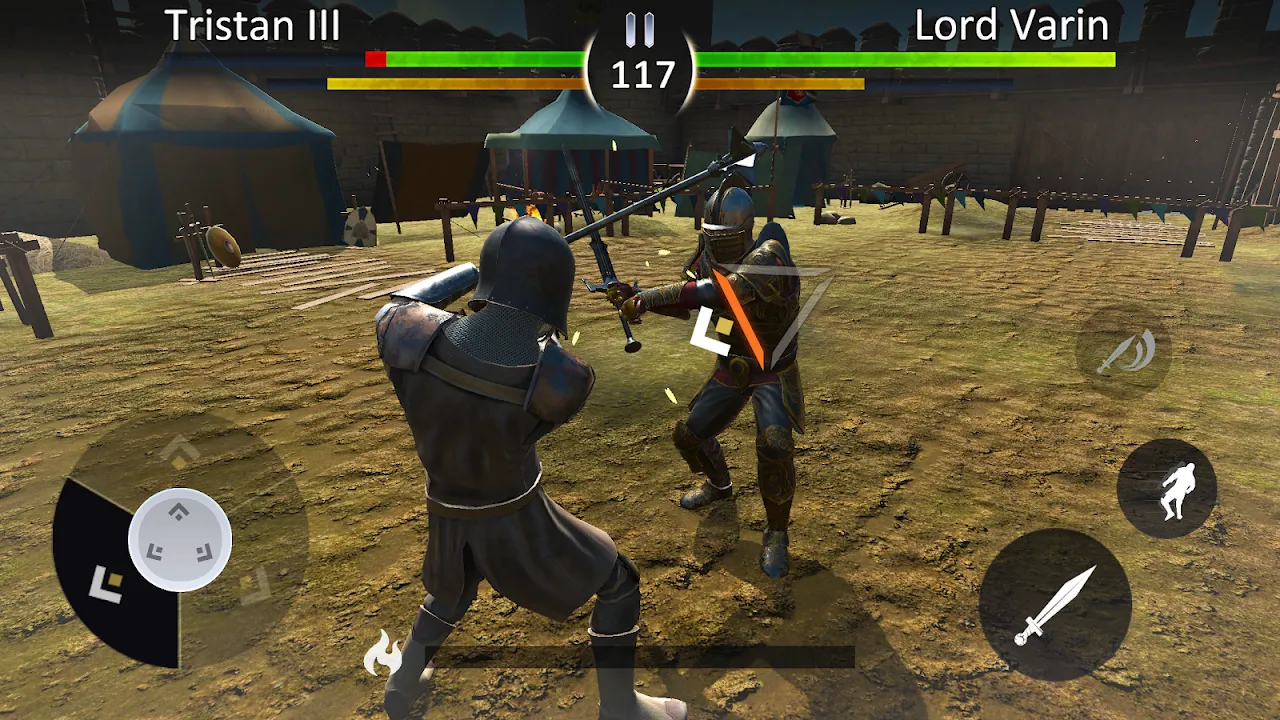 ภาพหน้าจอของ Knights Fight 2