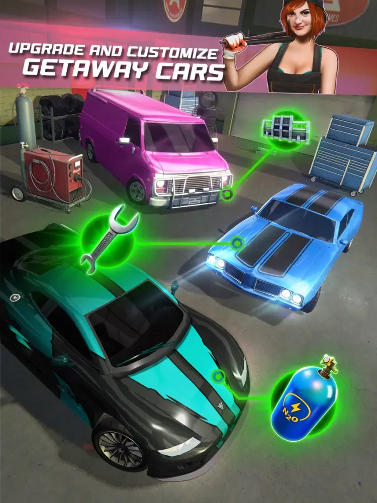 Highway Getaway: Police Chase - Car Racing Game iPad  Screenshots
