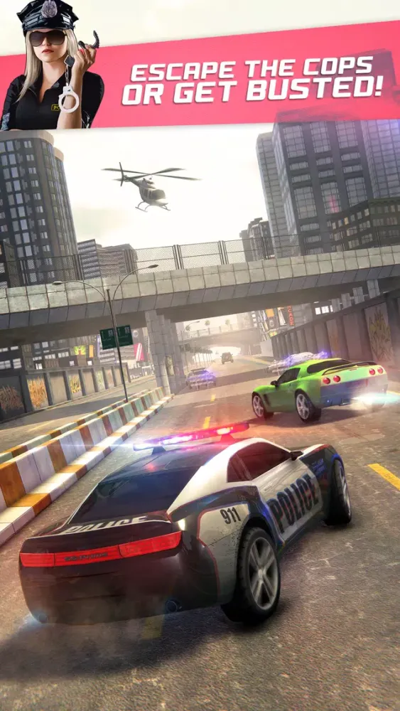 Highway Getaway: Police Chase - Car Racing Game Screenshots