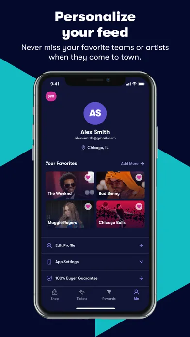 Vivid Seats | Buy Tickets سکرین شاٹس