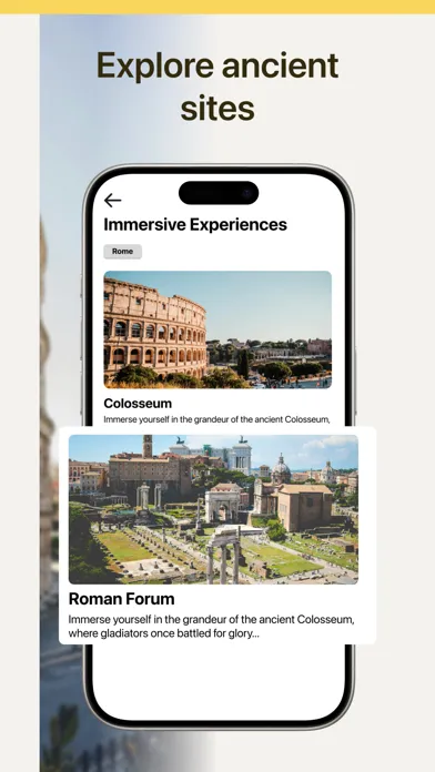 Zrzuty ekranu Go Visits - AR Roman Colosseum