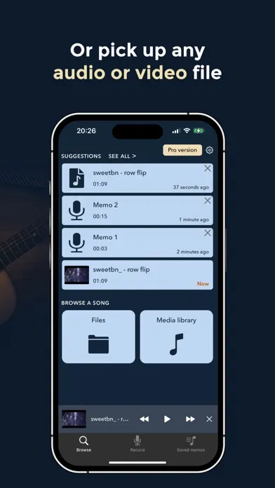 تصاویر Music Memos - Chords & Lyrics