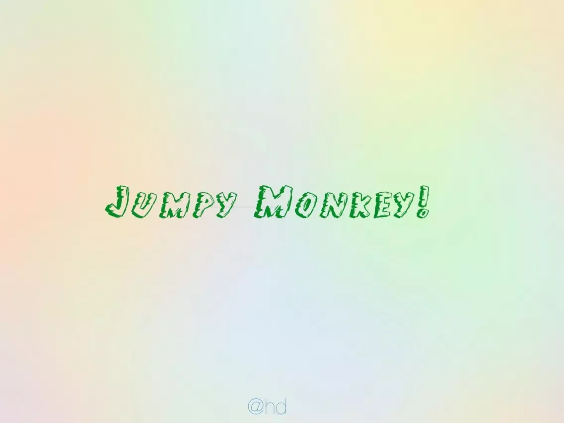 Jumpy Monkey! iPad  Screenshots