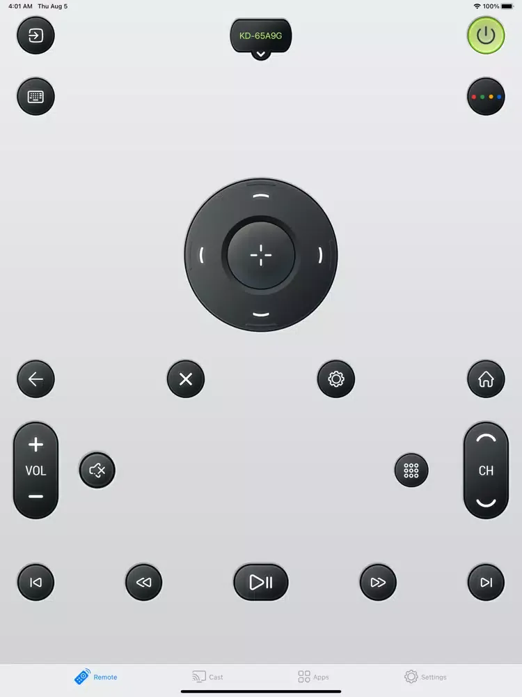 Capturas de tela do TV Remote & Cast - TV Control iPad 